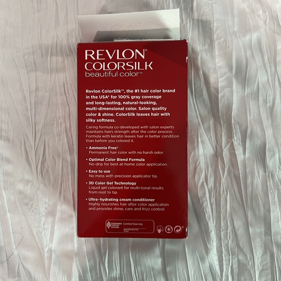 Revlon color silk hair color, 30 dark brown ammonia  free with keratin - Picture 3 of 6